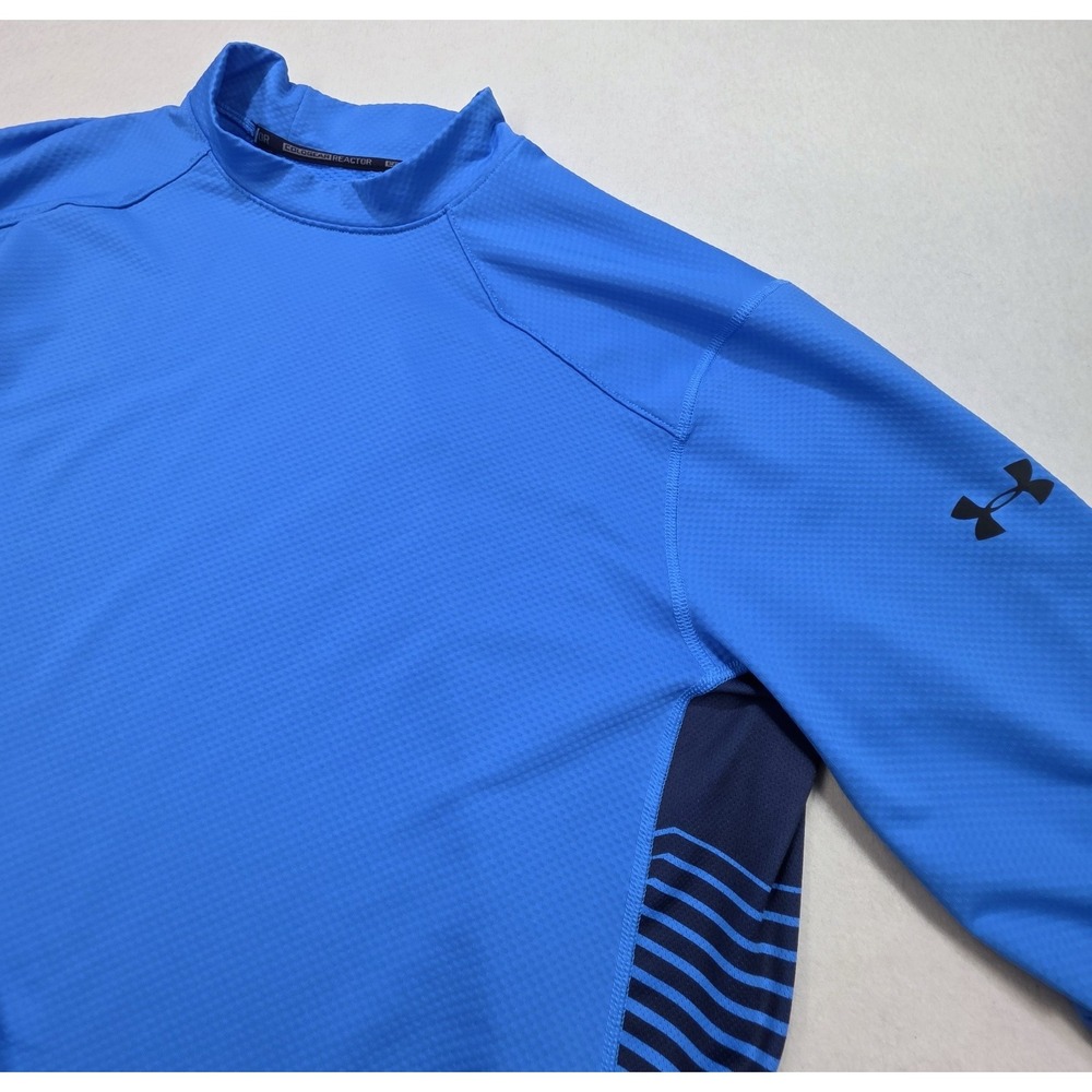 Under Armour Coldgear Reactor Shirt Mens 2XL LIMITED USE Long Sleeve Fitted Blue